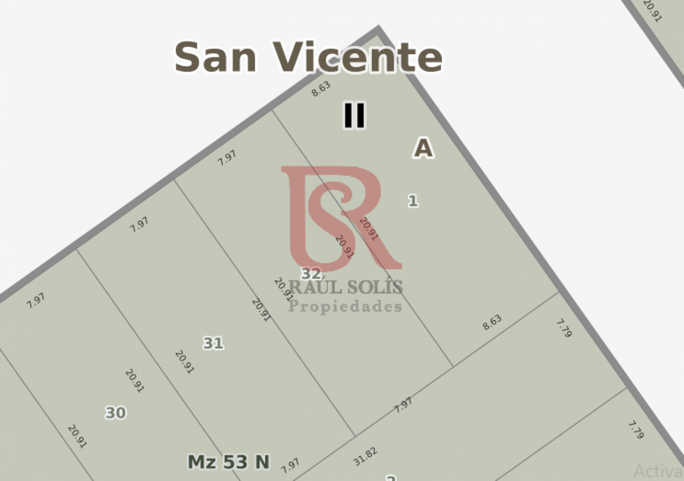 LG  Venta 2 terrenos juntos en San Vicente