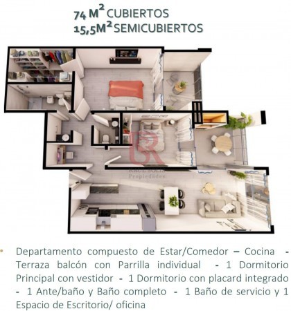 Venta hermosos departamentos a estrenar grandes dimensiones