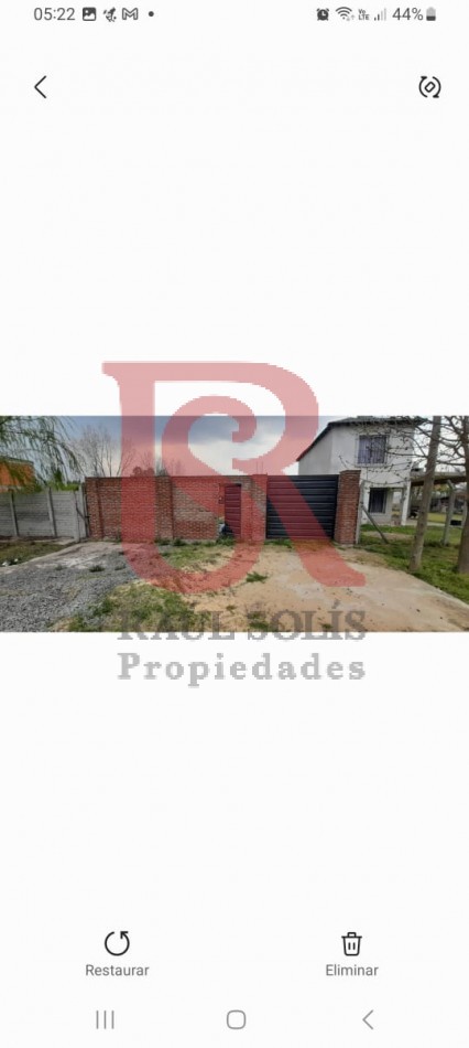 AZ- APTO CREDITO en GENERAL RODRIGUEZ. LOTE con CONSTRUCCION