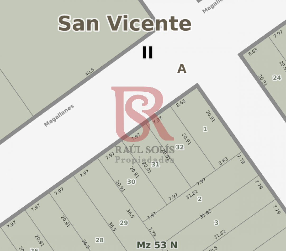 LG  Venta 2 terrenos juntos en San Vicente