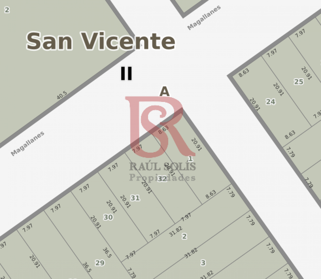 LG  Venta 2 terrenos juntos en San Vicente