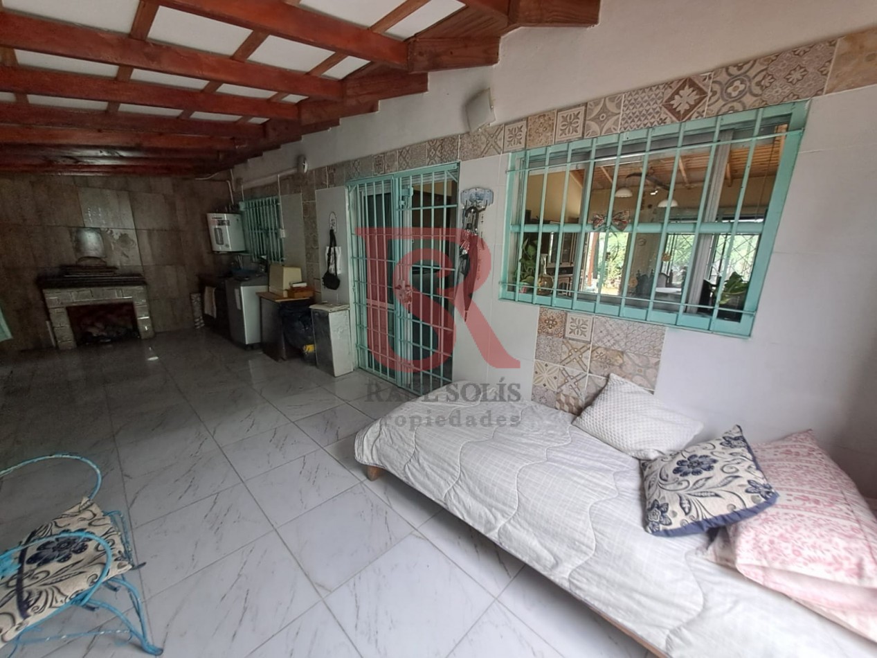 GZ - casa tres ambientes con cochera y arboles frutales