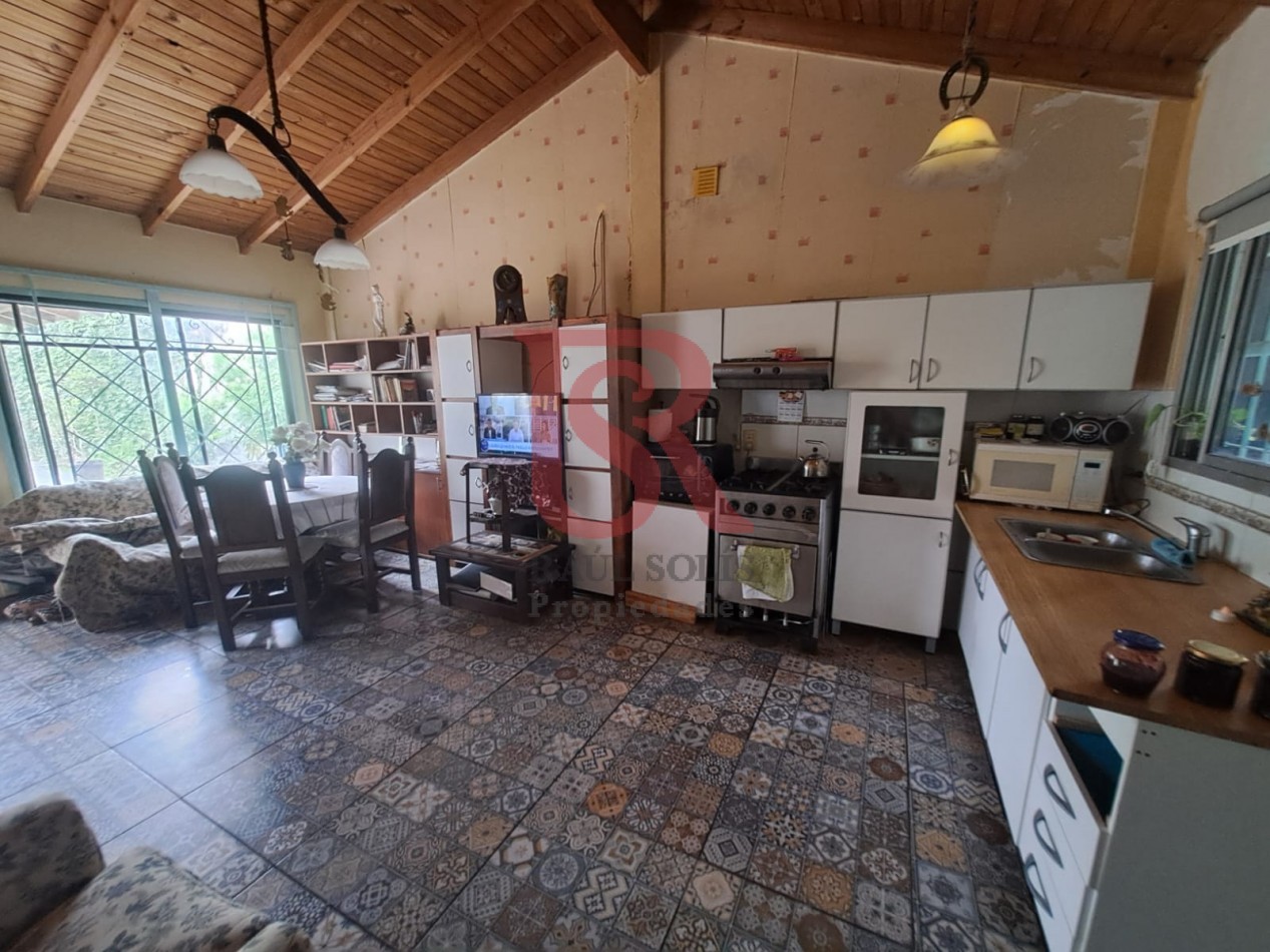 GZ - casa tres ambientes con cochera y arboles frutales