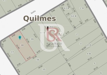 EXCELENTE LOTE EN LA MEJOR ZONA de QUILMES CENTRO